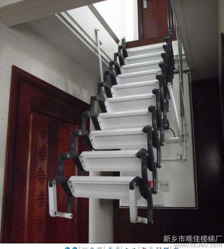 半自動閣樓樓梯價格 阜新 鐵嶺電動遙控伸縮樓梯廠家
